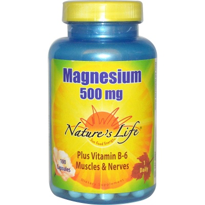 Магнезия Nature’s Life Magnesium 100 капсул