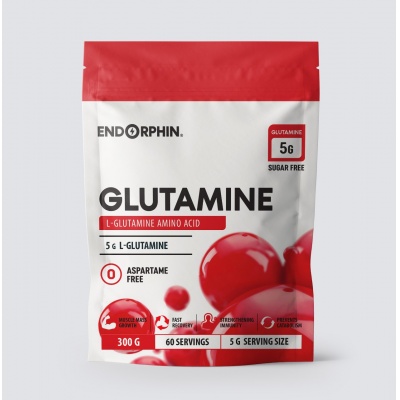 Глютамин Endorphin L-Glutamin дойпак 300гр