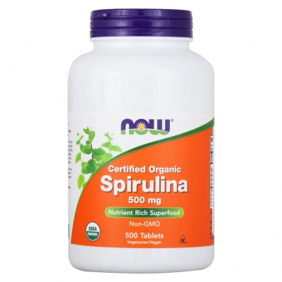  NOW SPIRULINA 500  500 