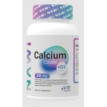  NAWI Calcium Citrate + Vitamin D3 120 