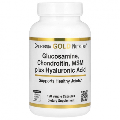  California Gold Nutrition Glucosamine + Chondroitin + MSM 120 